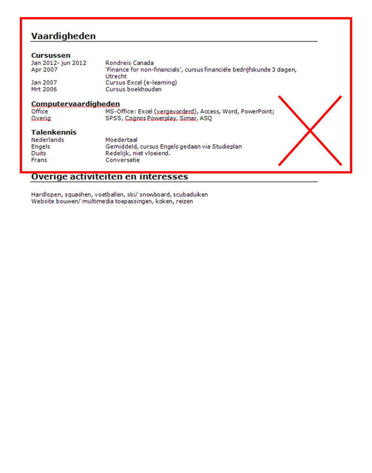 Vaardigheden Op Je Cv Vermelden. Hoe Doe Je Dat? - Perfect CV